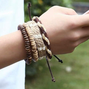 Handmade Multi layer Leather Bracelet